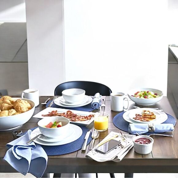 Blue Cloth Napkins l Set of 4 l A Stylish Touch to any Kitchen, Dining l New - Picture 3 of 7